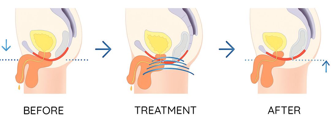 How the Pelvic Chair benefits men during therapy